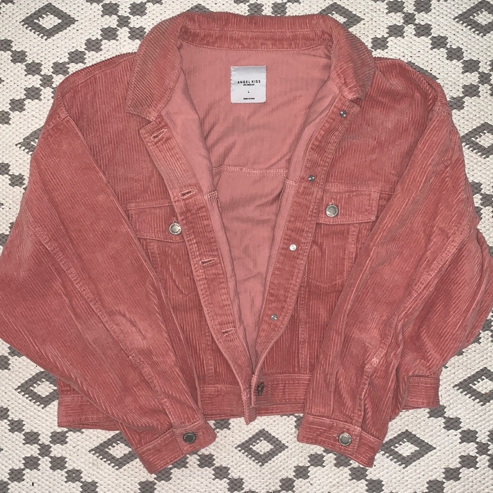 Pink Corduroy Jacket